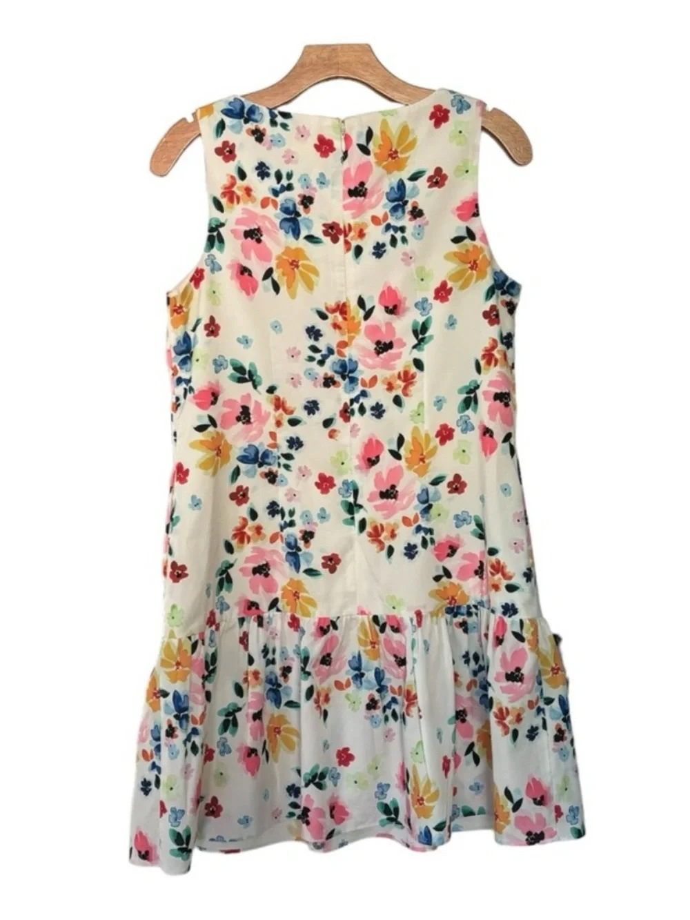 CeCe by Cynthia Steffe Charley Floral Mini Dress Size 4 A-line Preppy - Picture 4 of 6